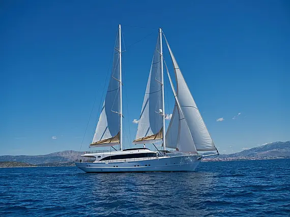 Luxury sailing yacht Acapella